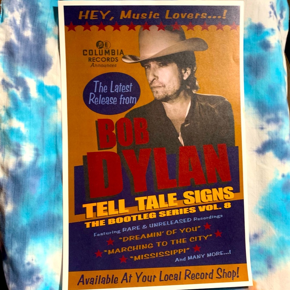 Bob Dylan Tell Tale‎ Signs Bootleg Series Vol. 8 11x16 Promotional Poster 🎶🎸🎶